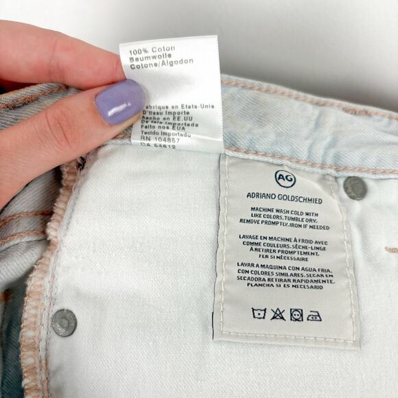 NWT‎ AG Adriano Goldschmied Quinne High-Rise Cropped Kick Flare Jeans Size 27 - Picture 7 of 7